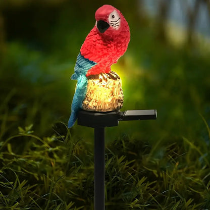 Lampe Solaire - LEDGardenStick™ - Perroquet Rouge