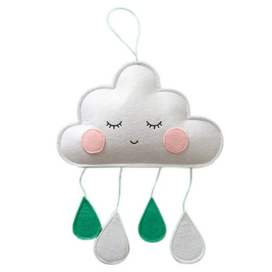 DECORATION CHAMBRE BEBE - CloudDrops™ - Blanc