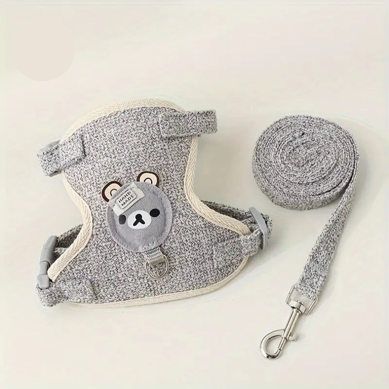 Harnais Chien - PetWalkSet™ - Gris