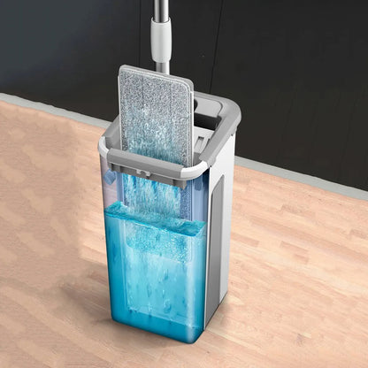 Balai et Seau Essoreur - SwiftClean™ - Ivoire