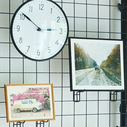 Rangement Mural - ClutterGrid™ - Crochets Noirs