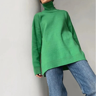 Pull - CozyTurtleneck™ - Vert