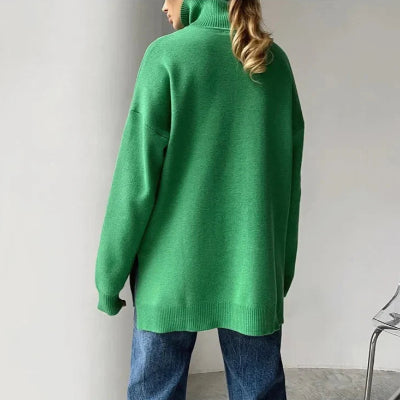Pull - CozyTurtleneck™ - Vert