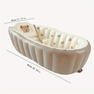 Baignoire Gonflable - BabySwimmingBathtub™ - Khaki Ours