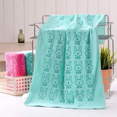 Serviette Microfibre - PetTowel™ - Lapin Vert Menthe