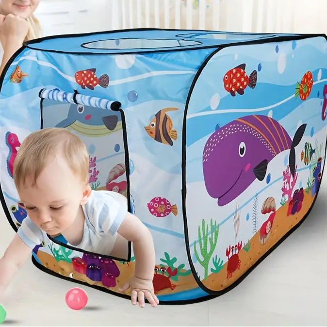 Tente de Jeu Enfant - TenteMagik™ - Tente Ocean Bleu Ciel
