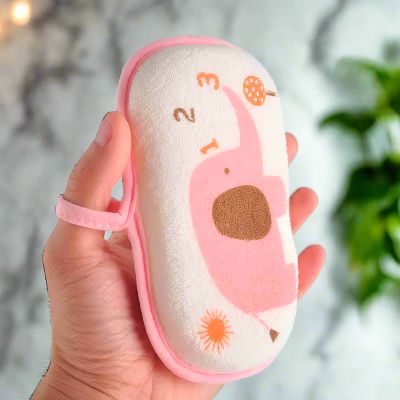 Eponge de Bain - CartoonBathSpong™ - Elephant Rose