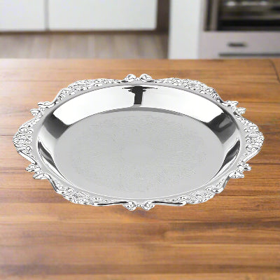 Plateau Decoratif - EleganceDish™ - Argenté