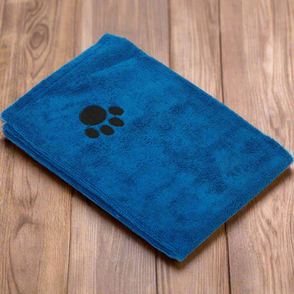 Serviette pour Chien - PawDry™ - Bleu