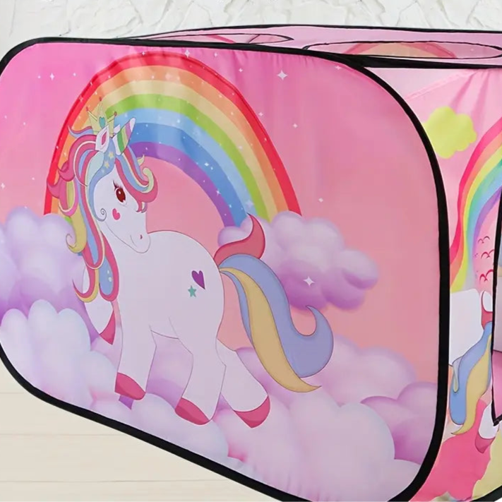 Tente de Jeu Enfant - TenteMagik™ - Tente Licorne Rose