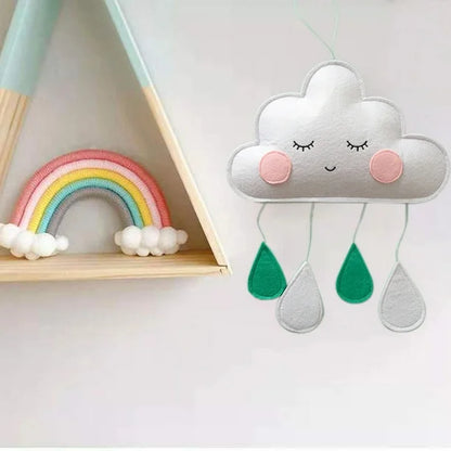 DECORATION CHAMBRE BEBE - CloudDrops™ - Blanc