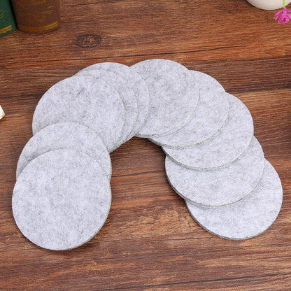 Dessous de Verre - RoundFeltCoaster™ - Gris Clair