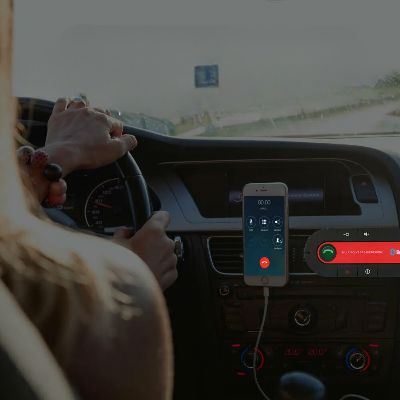 Kit Bluetooth Voiture - BlueDrive™ - Rouge