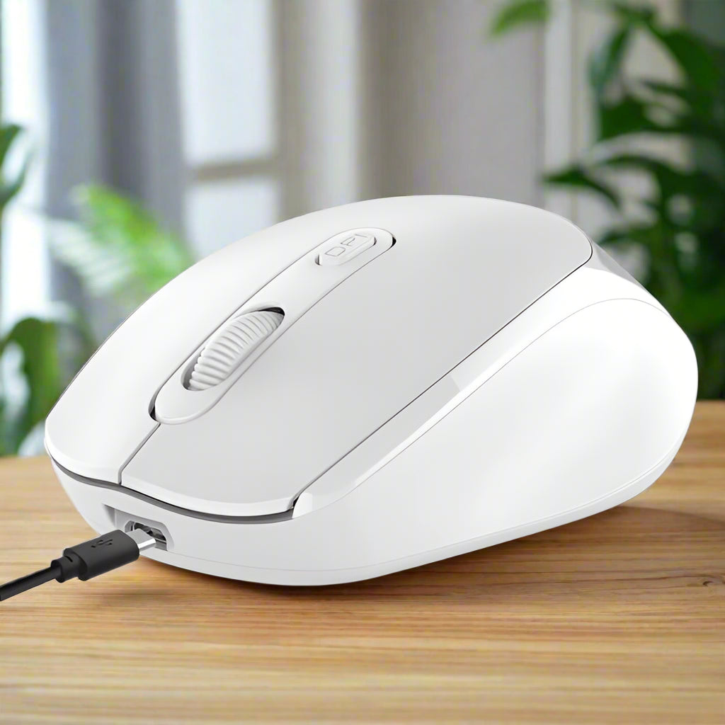 Souris Ergonomique Sans Fil - ErgoSilent™ - Blanc