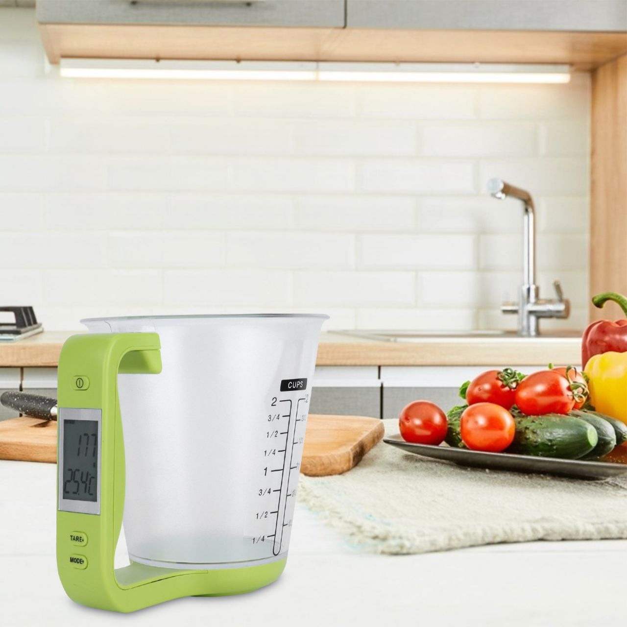 Balance de Cuisine - ElectronicCups™ - Vert