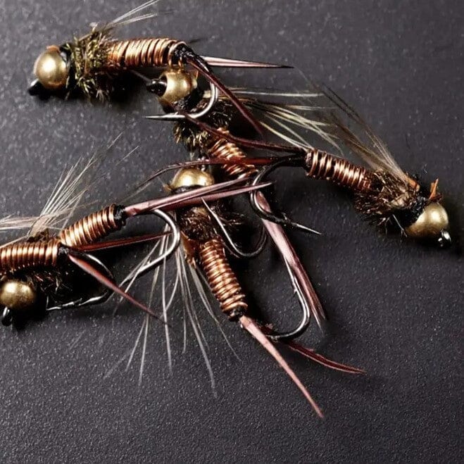 Mouches de Pêche - FlyHook™ - Nymphe à Tête en Laiton