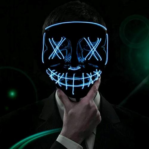 LedMaskHalloween™- Bleu