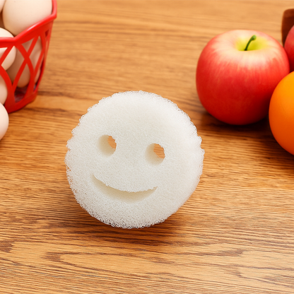 Eponge Smiley - SpongeJoy™ - Blanc