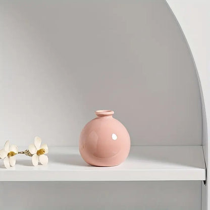 Vase en Céramique - ZenHydroVase™ - Rose