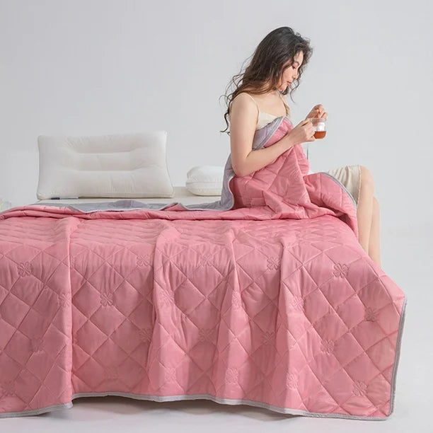 Couette d'Été - ChillBreezeComforter™ - Rose