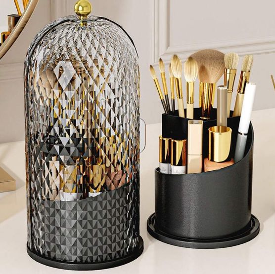Organisateur Maquillage - MakeupBrushHolder™ - Diamant Noir