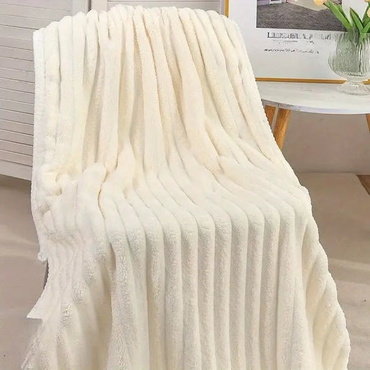 Serviette de Bain - CoralVelourBathTowel™ - Blanc