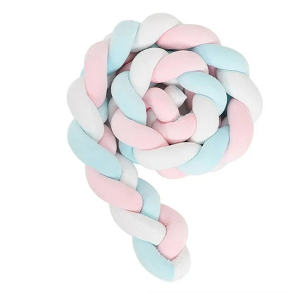 Tresse de Lit - WrapNest™ - Blanc Bleu Rose