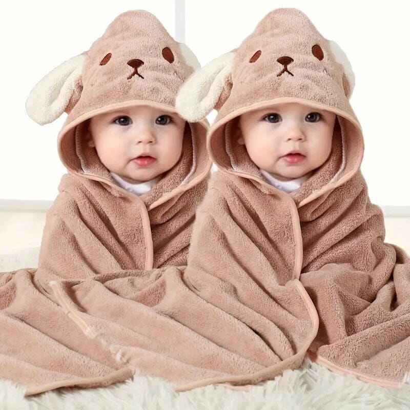 Serviette de Bain Bébé - SnugTowel™ - Lapin