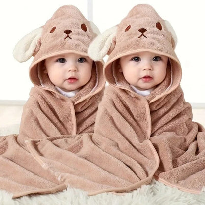 Serviette de Bain Bébé - SnugTowel™ - Lapin