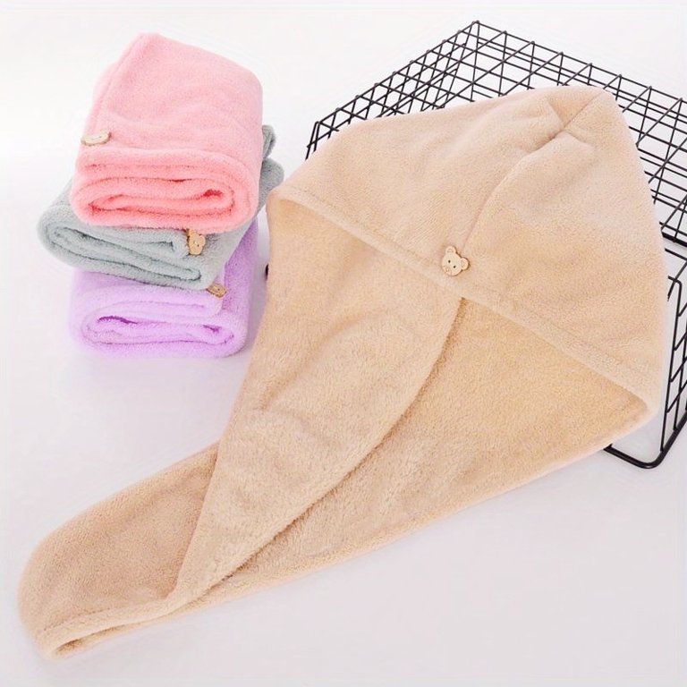 Serviette pour Cheveux - CapilDry™ - Kaki