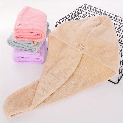 Serviette pour Cheveux - CapilDry™ - Kaki