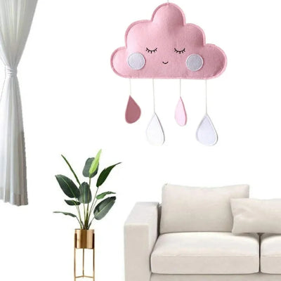 DECORATION CHAMBRE BEBE - CloudDrops™ - Rose