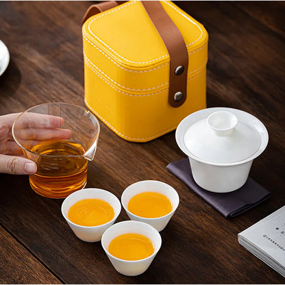 Service à Thé - PorceLuxe™ - Blanc