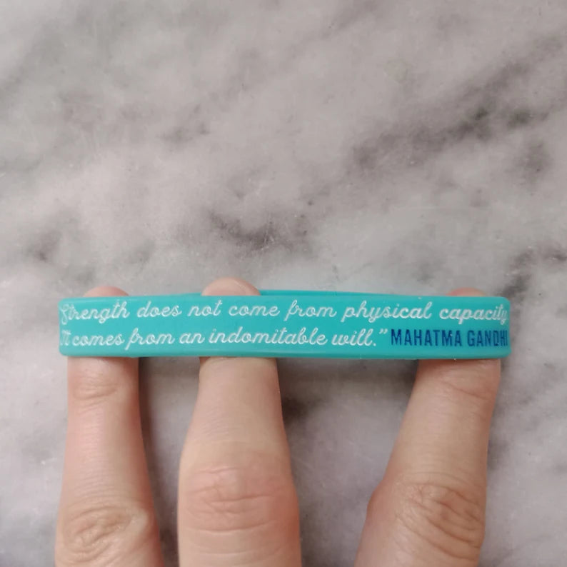 MotivationalSiliconeBracelet™ - Turquoise