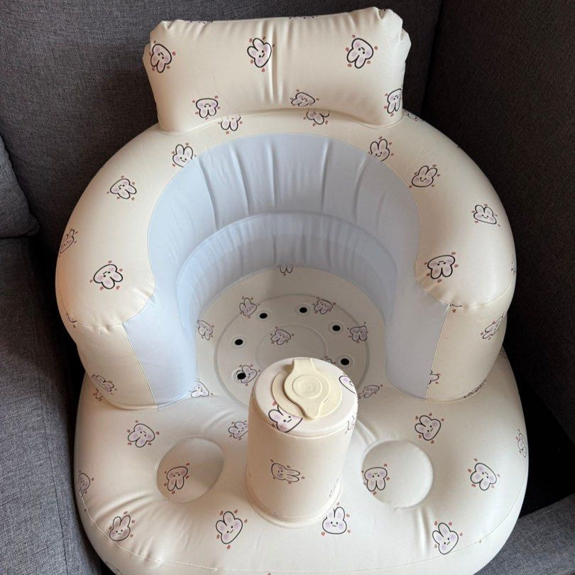 Canapé Gonflable - BabySeat™ - Blanc Lapin