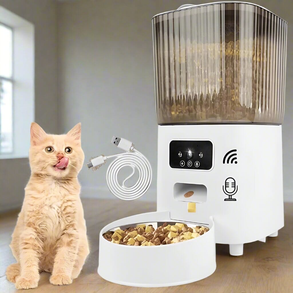 Distributeur de Croquettes pour Chat - CatFeederSmartBowls™ - Bol Unique Vidéo
