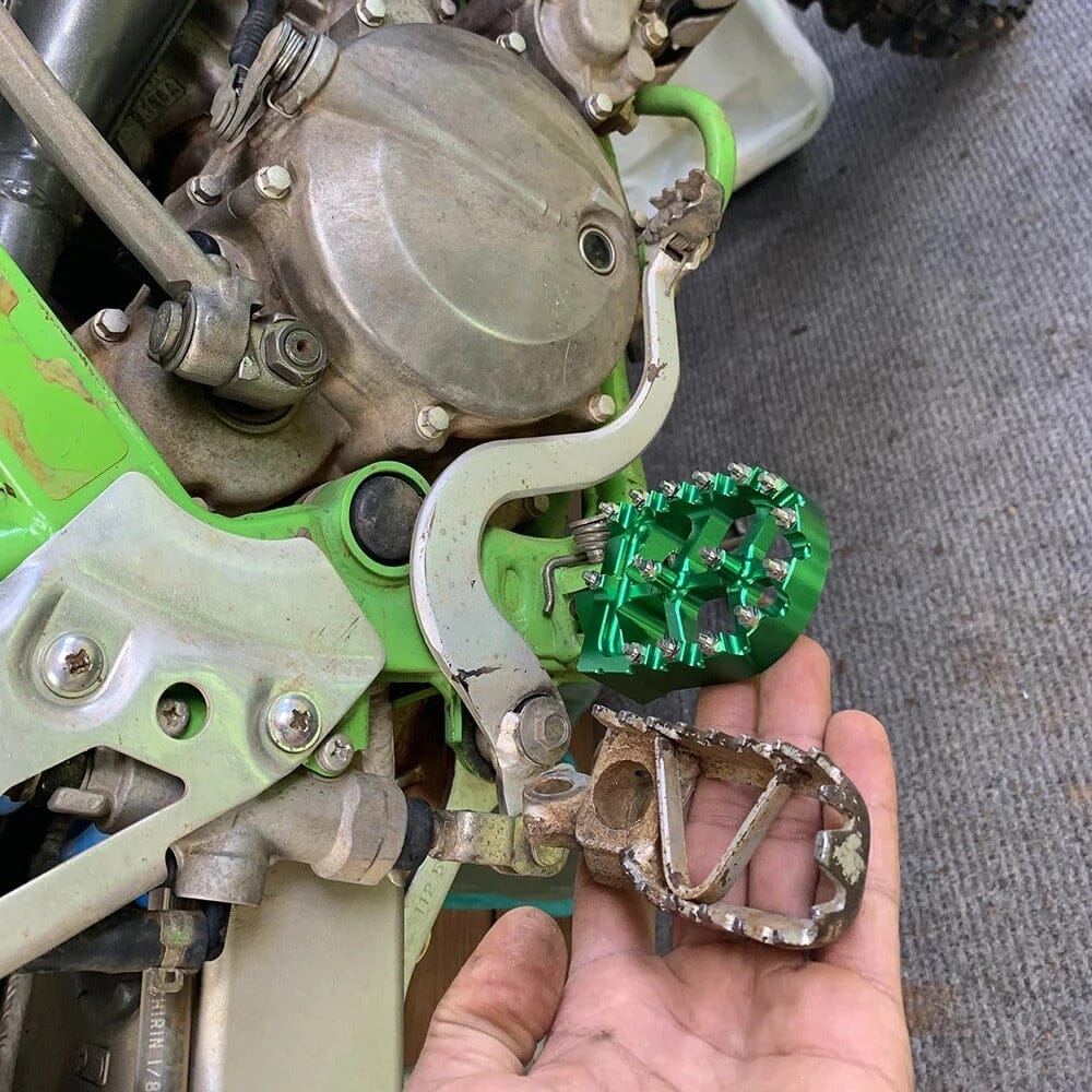 Repose Pieds - MotorcycleFootpegs™ - Vert