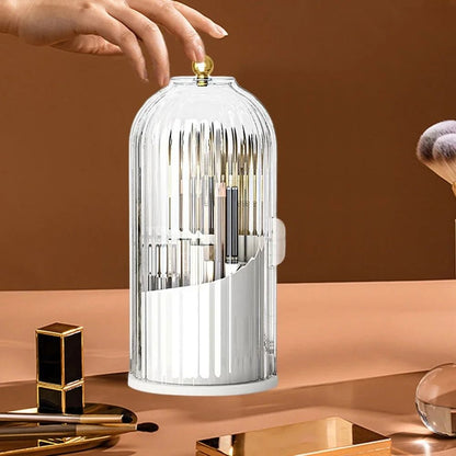 Organisateur Maquillage - MakeupBrushHolder™ - Blanc Transparent