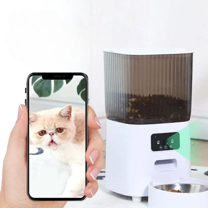 Distributeur de Croquettes pour Chat - CatFeederSmartBowls™ - Bol Unique Vidéo