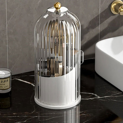 Organisateur Maquillage - MakeupBrushHolder™ - Blanc Transparent