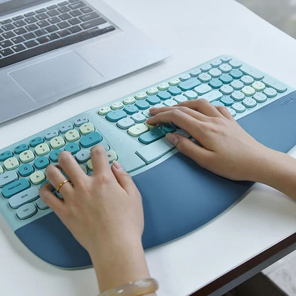 Accessoire Ordinateur - ErgonomicKeyboardMouse™ - Bleu