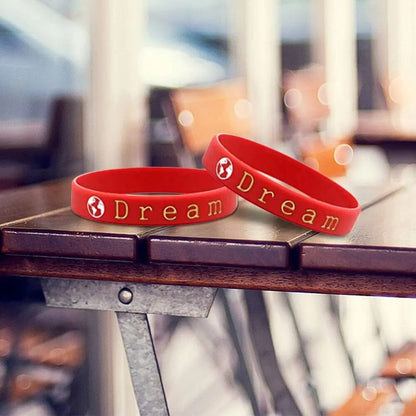 MotivationalSiliconeBracelet™ - Rouge