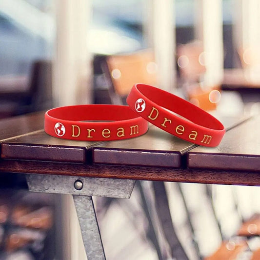 MotivationalSiliconeBracelet™ - Rouge