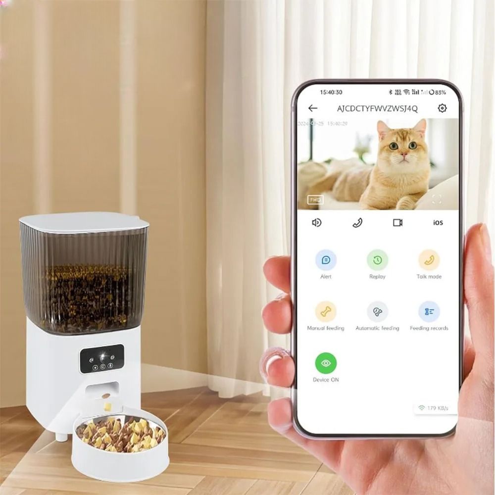 Distributeur de Croquettes pour Chat - CatFeederSmartBowls™ - Bol Unique Vidéo