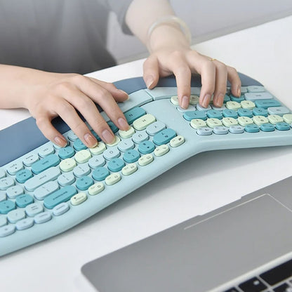 Accessoire Ordinateur - ErgonomicKeyboardMouse™ - Bleu