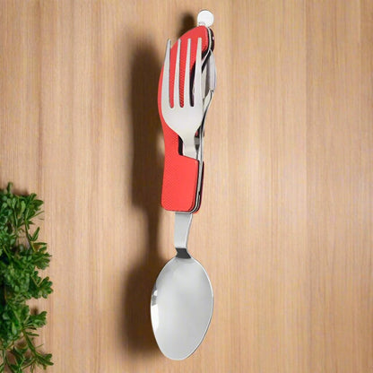 Couteau Suisse - FoldableTablewareSet™ - Rouge