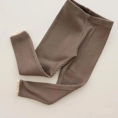 Pantalon dentelle - LaceBloom™ - Café