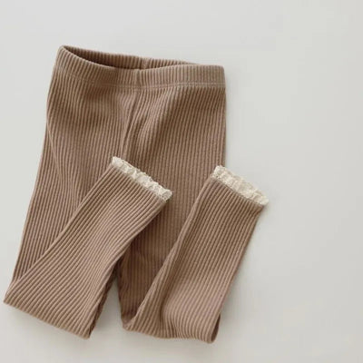 Pantalon dentelle - LaceBloom™ - Khaki