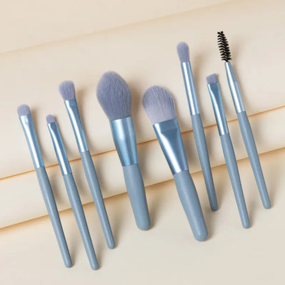 Pinceaux Maquillage - SoftBlendBrush8™ - Bleu
