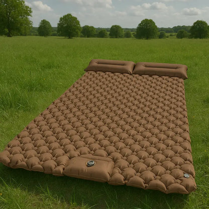 Matelas Gonflable - LiteDoubleMattress™ - Marron